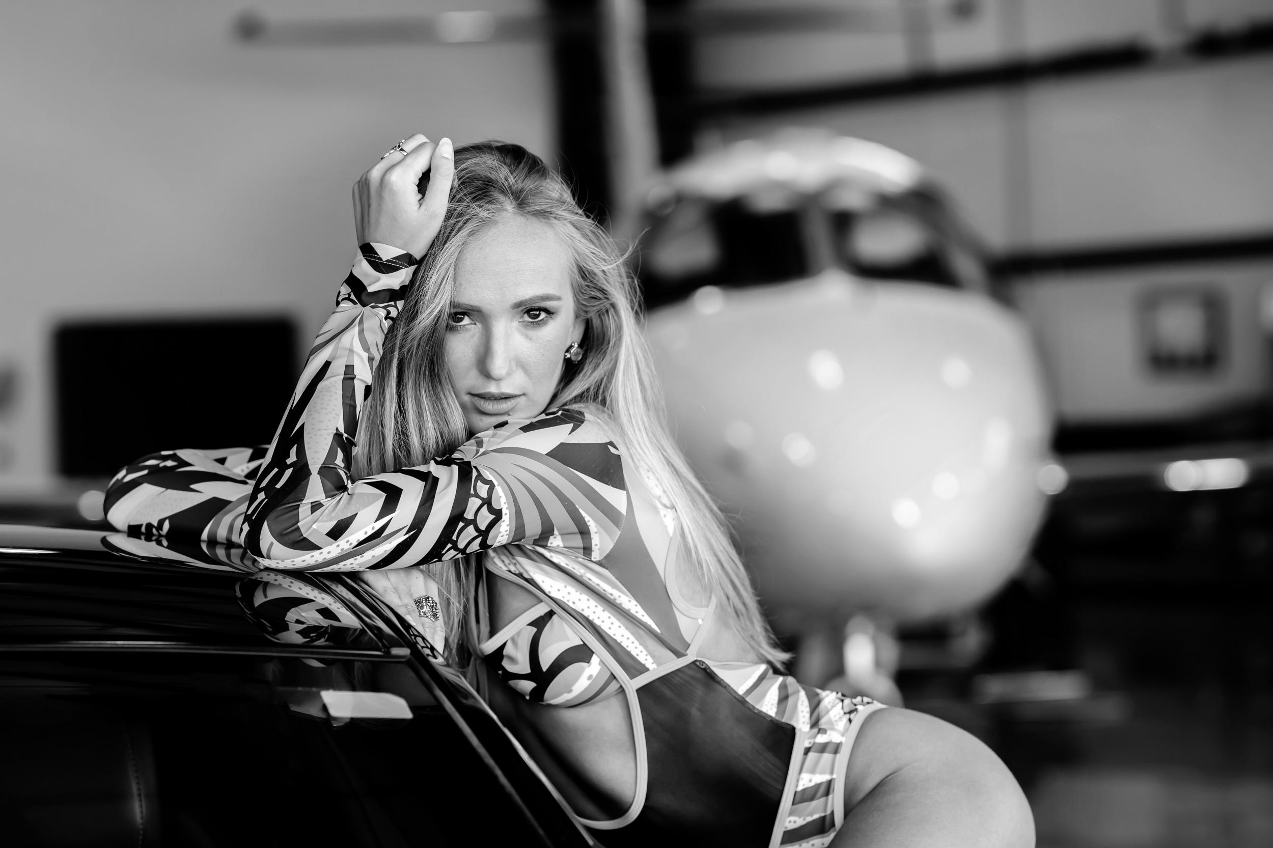 Dessous Auto Fotoshooting